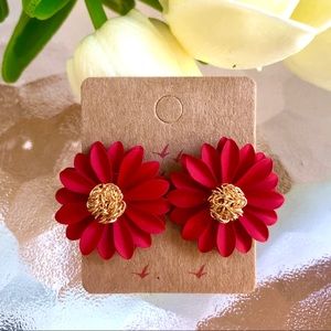 Daisy Flower Alloy Stud earrings